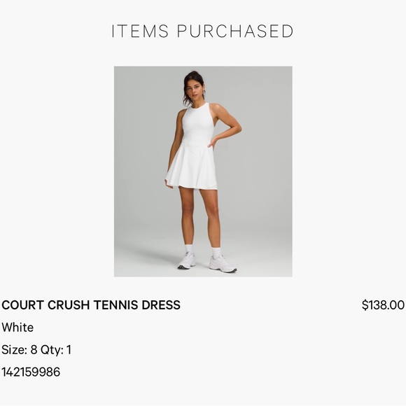 Lululemon Court Crush Dress - Picture 6 of 6